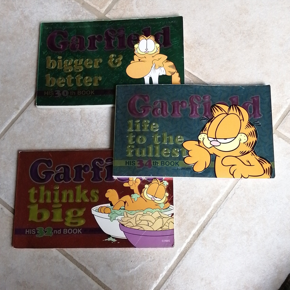 GARFIELD Comics Set of 3